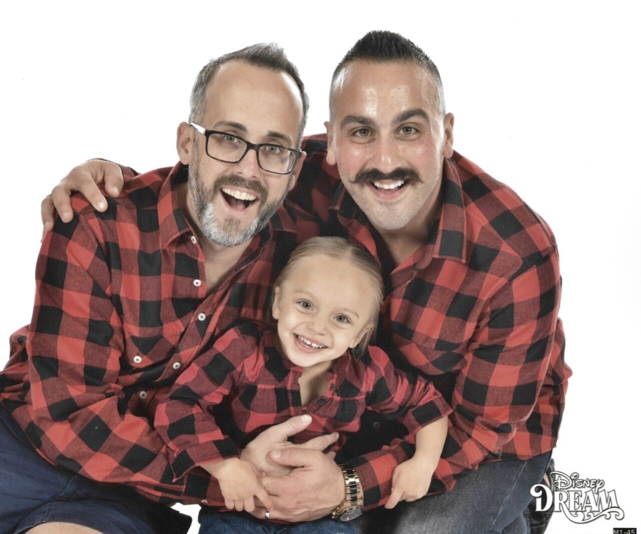 Aaron, Ben and their daughter Charlotte.